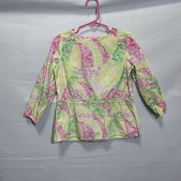 Lily Pulitzer Toddler Girls Gabby Long Sleeve Swim Tunic Dress Top Size 2-3 XS - Picture 2 of 8